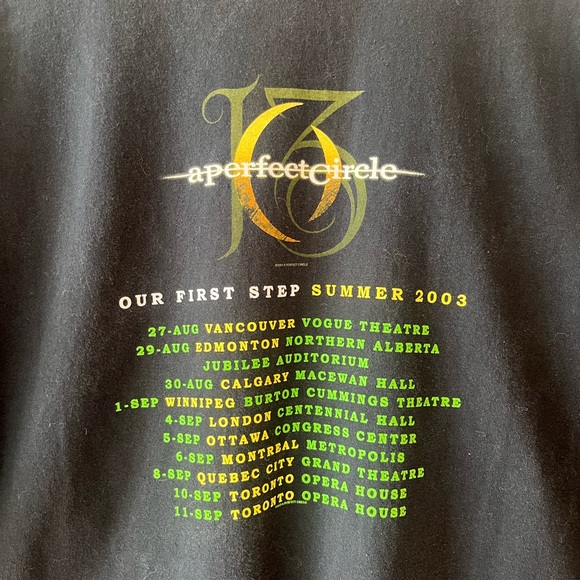 A Perfect Circle 2003 Tour Tee - Picture 7 of 8